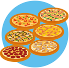 pizzas